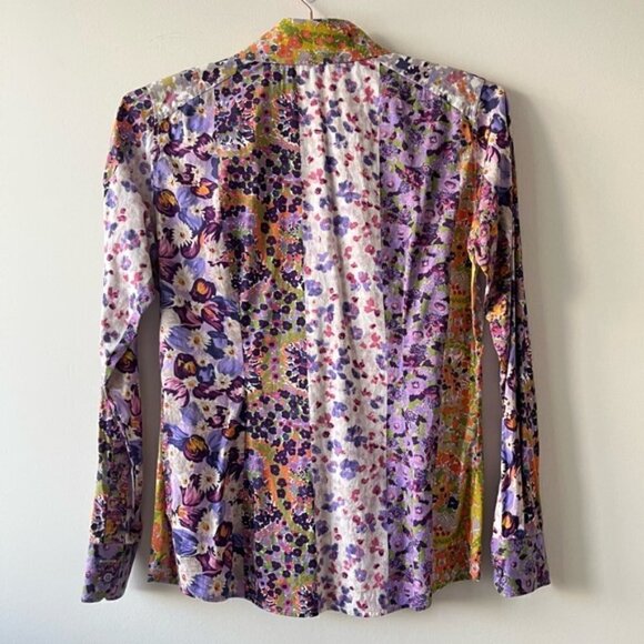 🎥 Guilty Party TV Show ETRO Floral Print Blouse Size 42 - Picture 2 of 11
